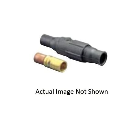 Leviton Connector, Blk, Female, Ball Nose, 690Ac/Dc 22L25-SE